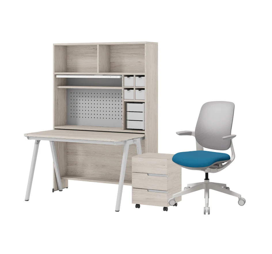 iloom Roy Desk Set for Teens with Drawer and LED Light - Image 10