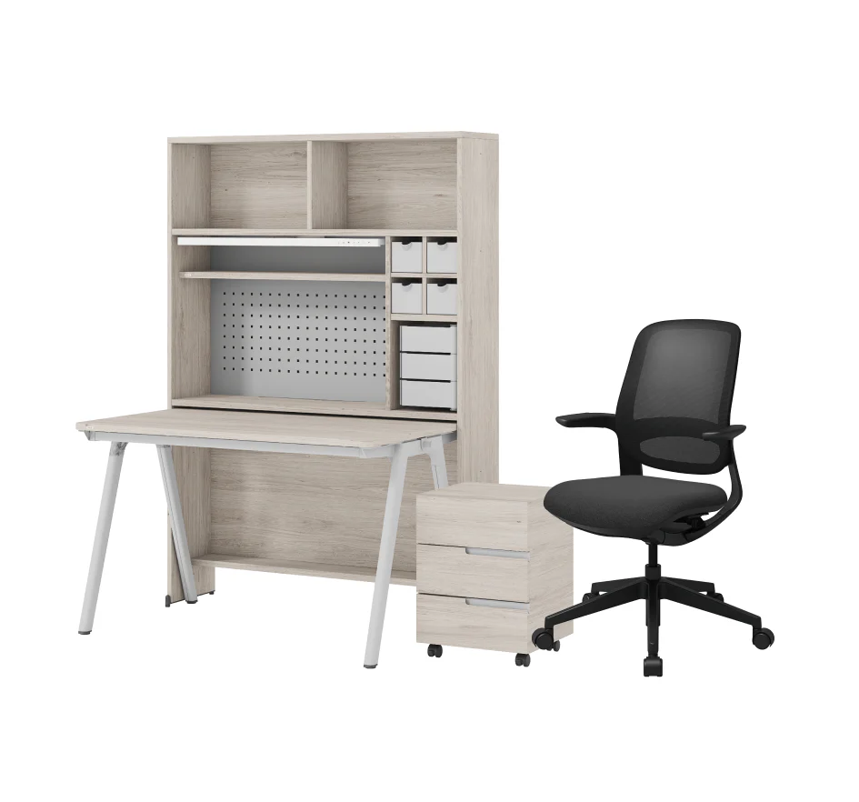 iloom Roy Desk Set for Teens with Drawer and LED Light - Image 11