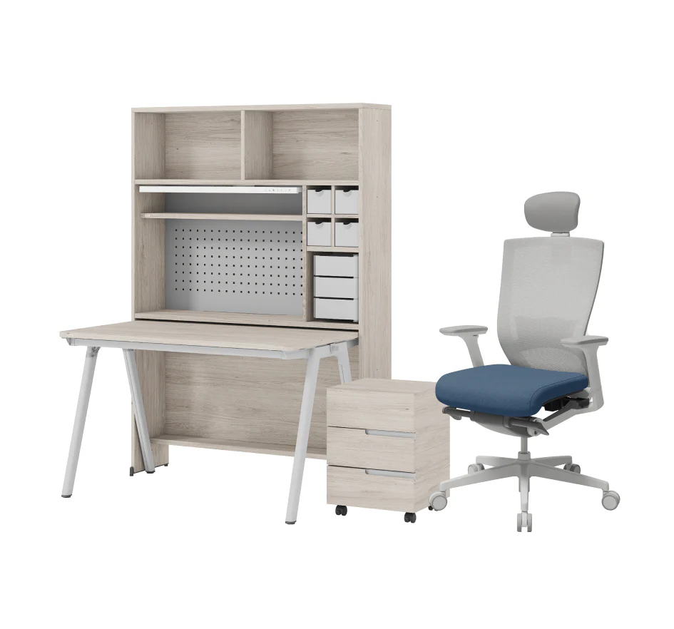 iloom Roy Desk Set for Teens with Drawer and LED Light - Image 16