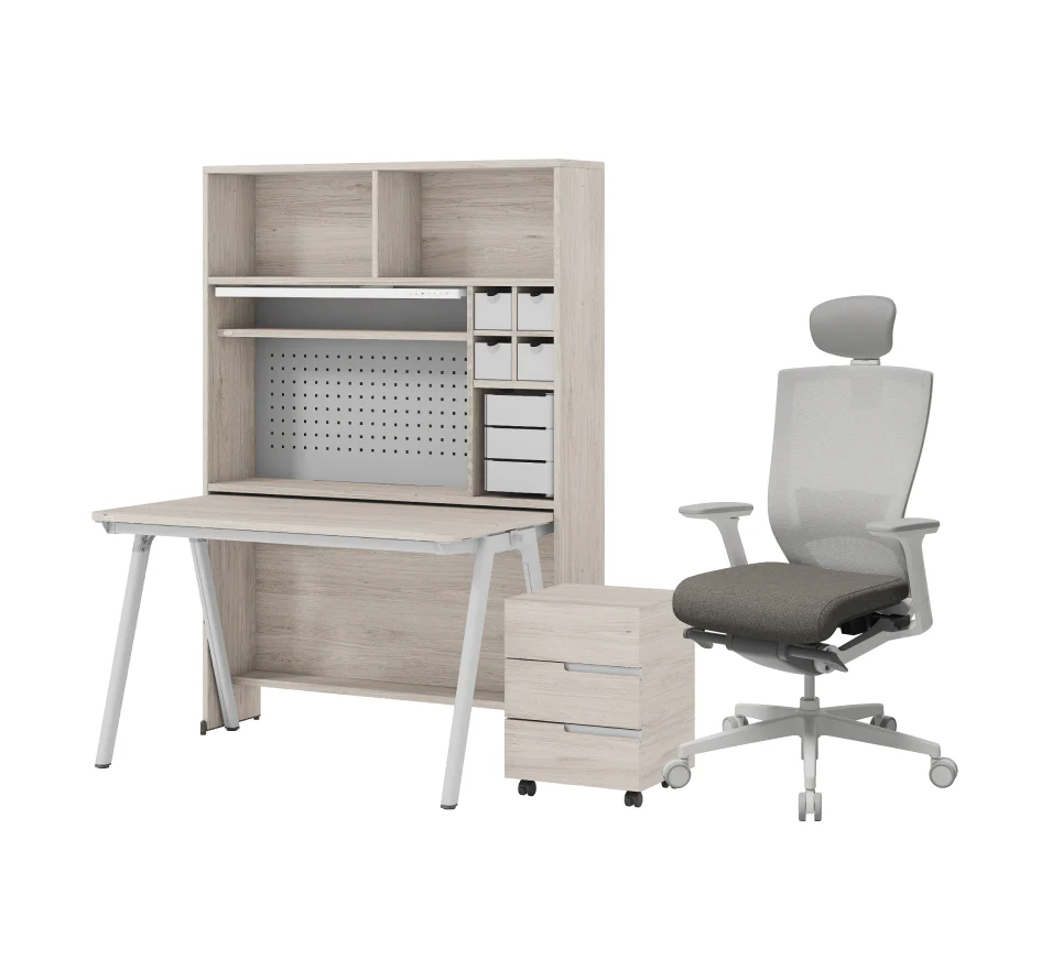 iloom Roy Desk Set for Teens with Drawer and LED Light - Image 17