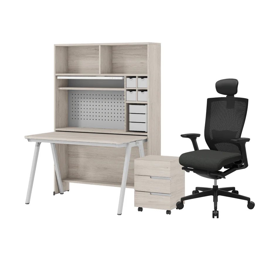 iloom Roy Desk Set for Teens with Drawer and LED Light - Image 18