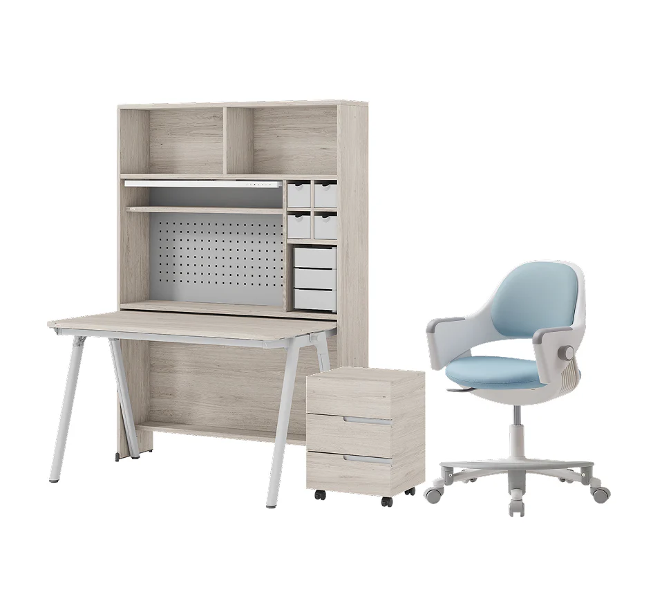 iloom Roy Desk Set for Teens with Drawer and LED Light - Image 3