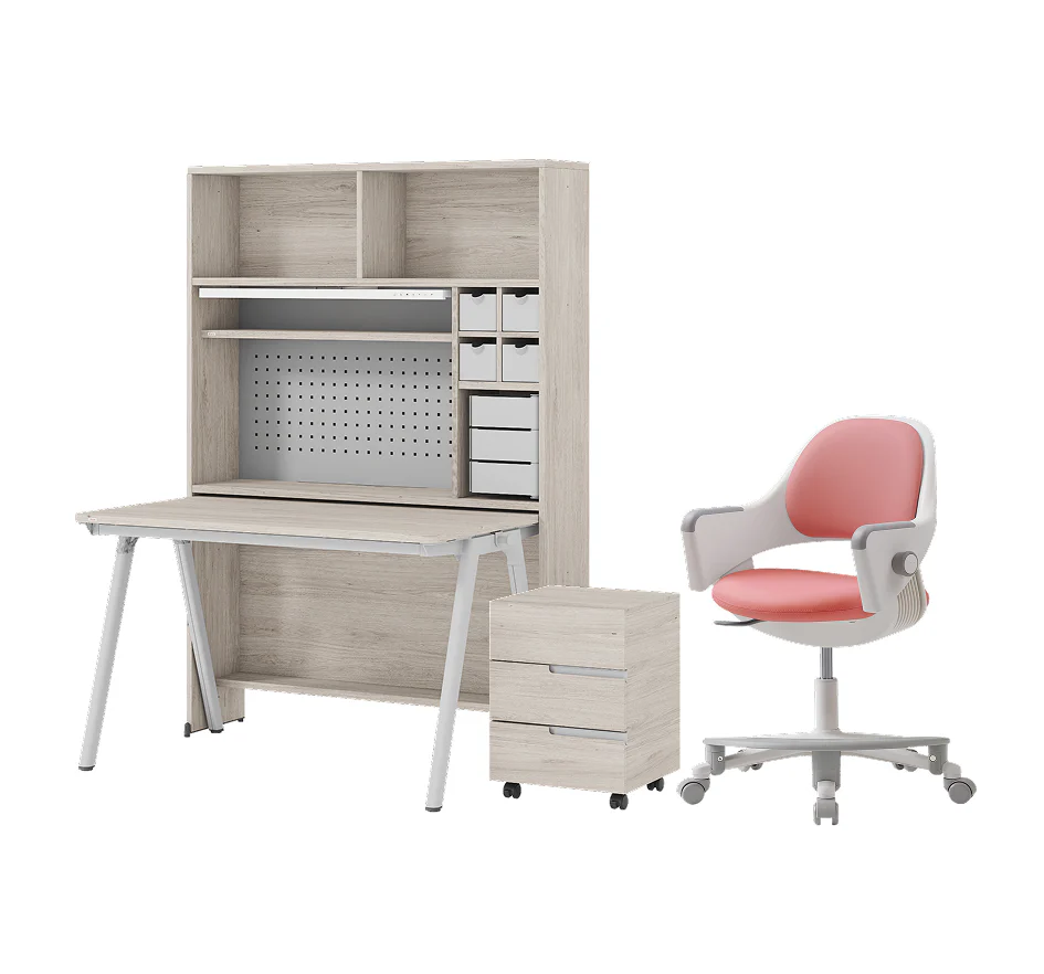 iloom Roy Desk Set for Teens with Drawer and LED Light - Image 4