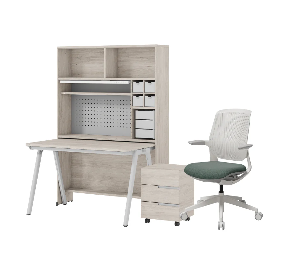 iloom Roy Desk Set for Teens with Drawer and LED Light - Image 5