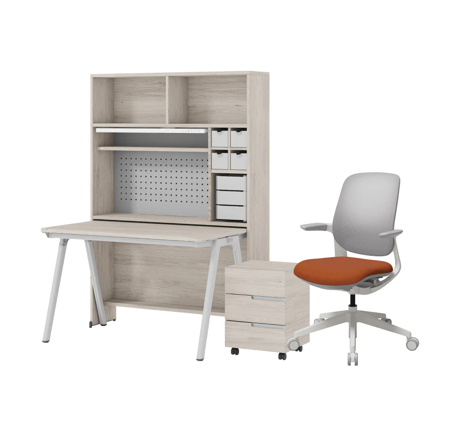 iloom Roy Desk Set for Teens with Drawer and LED Light - Image 8