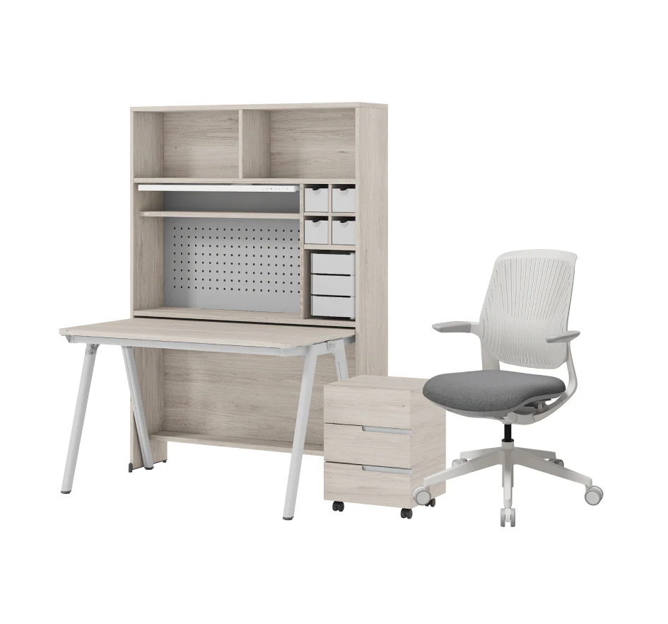 iloom Roy Desk Set for Teens with Drawer and LED Light - Image 9